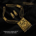 Vasantabilashi Golap Sita Har with Earrings Set – Antique Gold Plated Jewellery Set