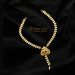 Jagannatha Meenakari Sleek Pearl Necklace Set