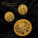 Peacock Motif Noksha Pendant Set