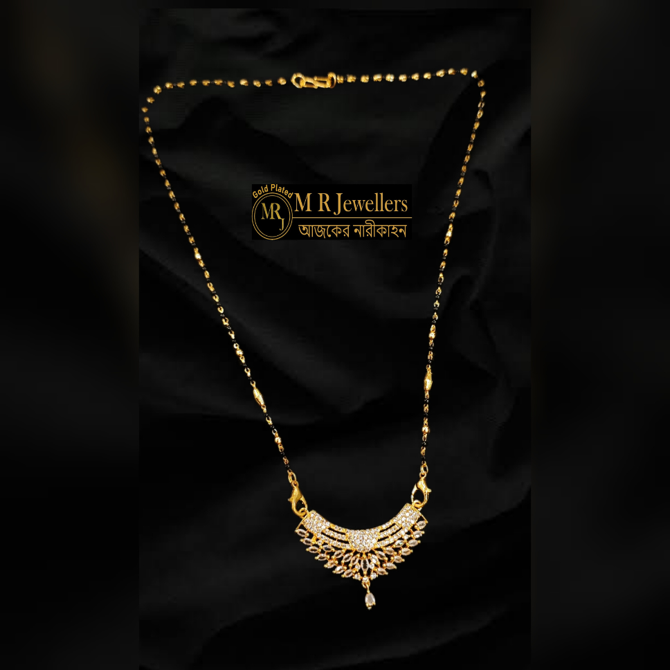 Rs. 1650- 18 Mangalsutra with AD pendant Mangalsutra with AD Pendant Set - Image 1